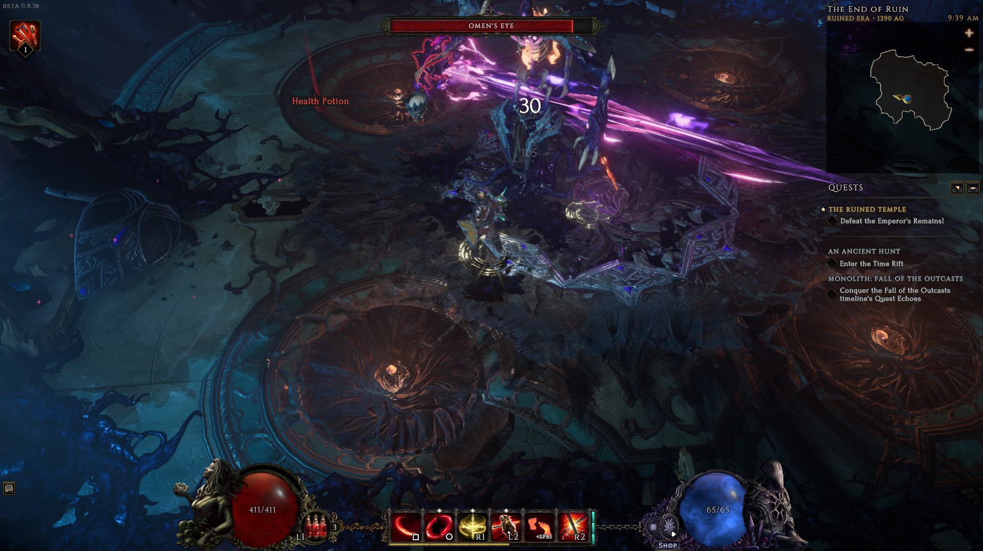 Emporers remains boss fight Last Epoch