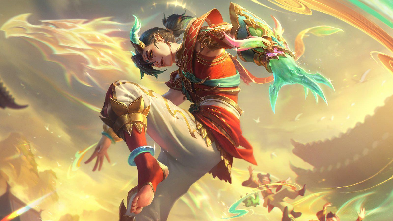 Heavenscale Ezreal splashart