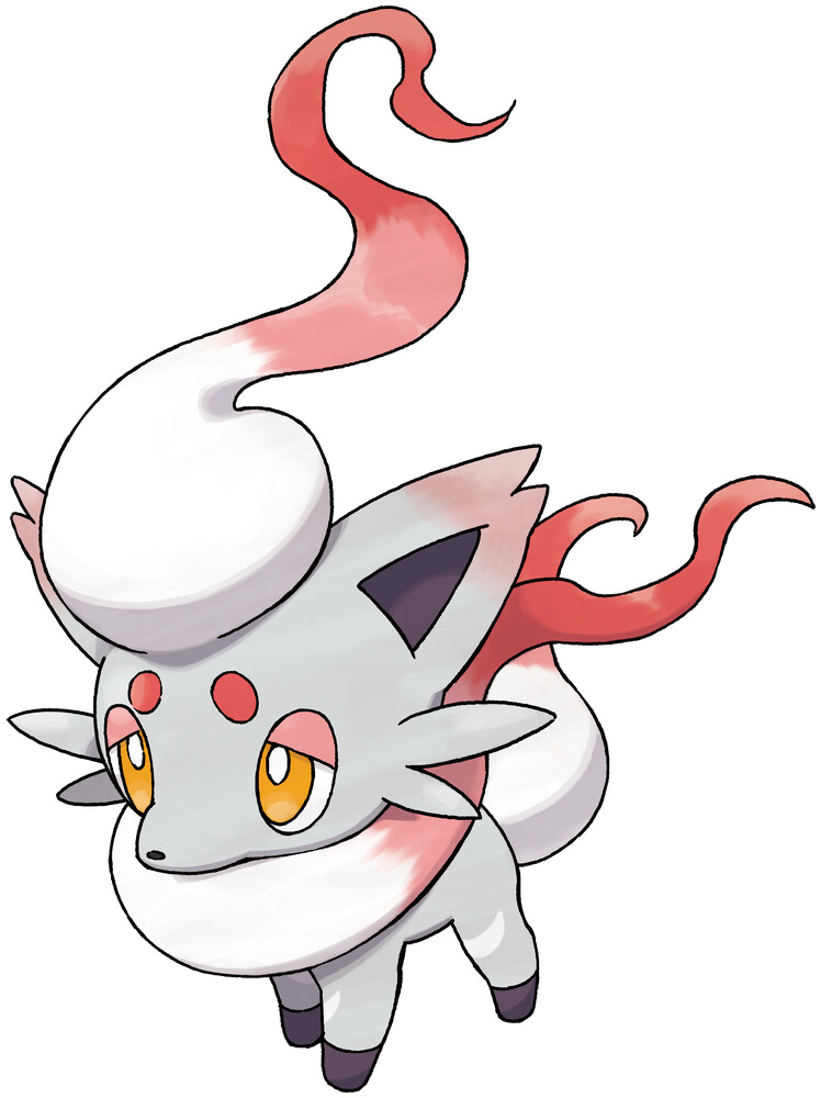 Hisuian Zorua art