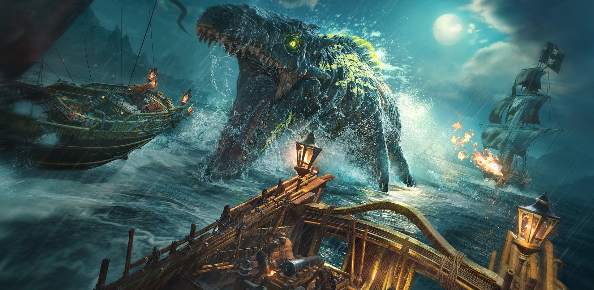 Is there any melee combat in Skull and Bones?