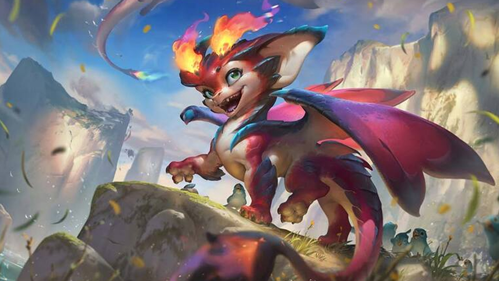 Smoulder League of Legends skin splash art