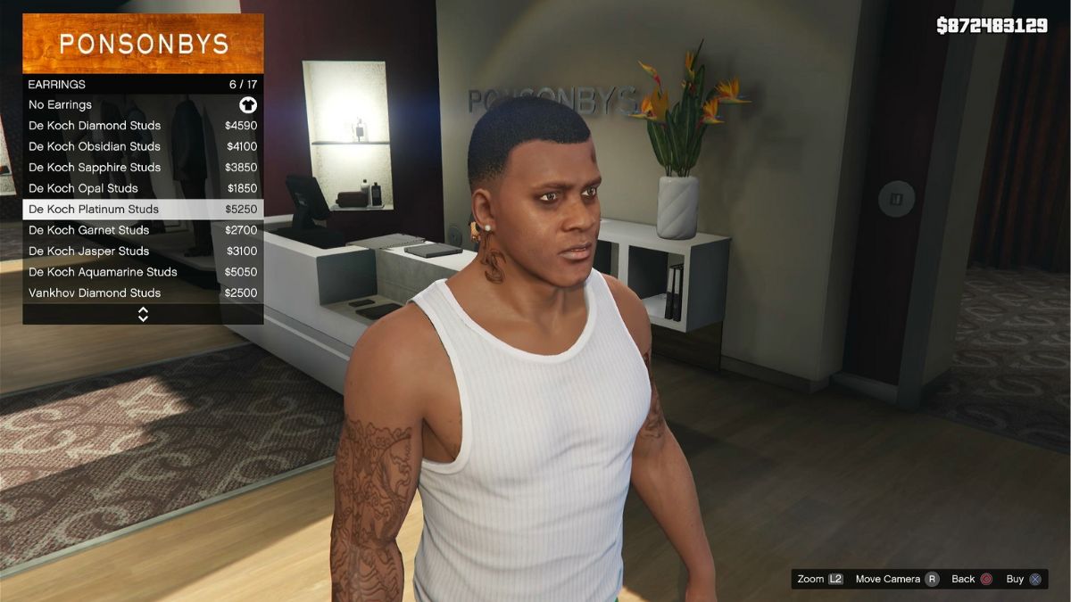Franklin at Ponsobys which is where to buy Jewelry in GTA 5