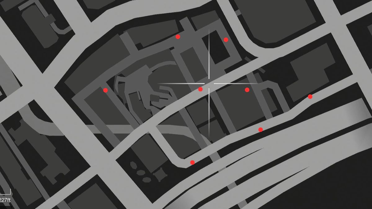 All the trailer locations on the map from the Cleo Song bounty mission in GTA Online. 