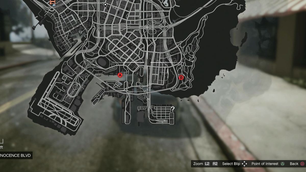 Location of targets for Brock Thompson bounty mission on GTA Online map. 