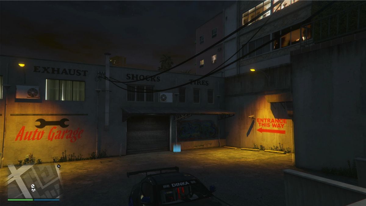 The Burton autoshop that can be bought in GTA Online