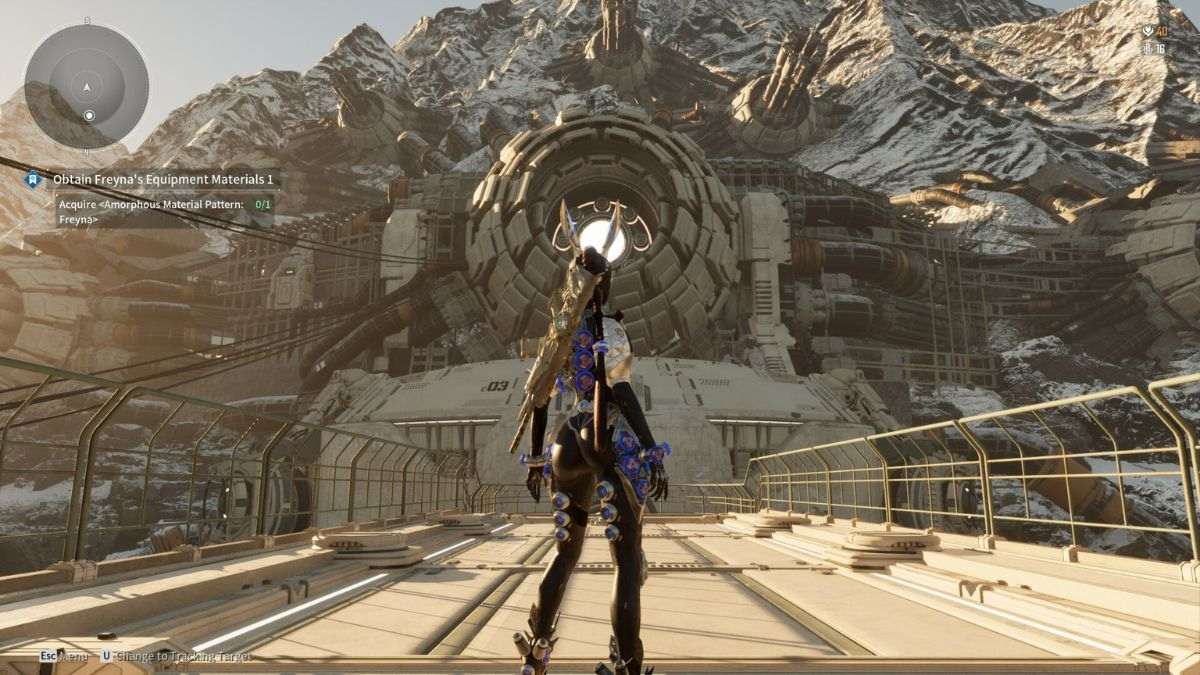 A player character on a mission in The First Descendant.