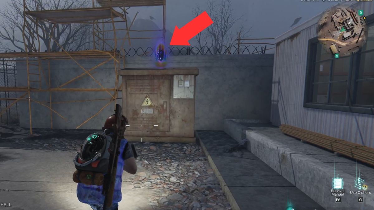 The purple orb at Refinery Pollution Point that leads to an extra hidden Mystical Crate.