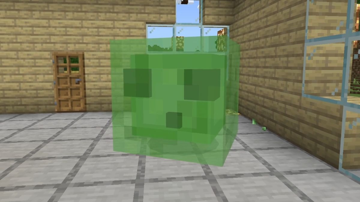 A Slime monster in Minecraft that drops Slime Balls when defeated. 