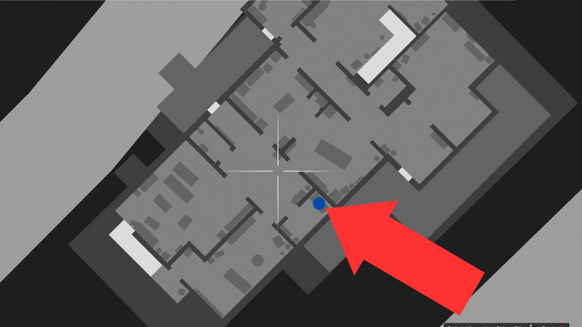 Map to the additional target in the Leroy O'Neil bounty mission in GTA Online. 