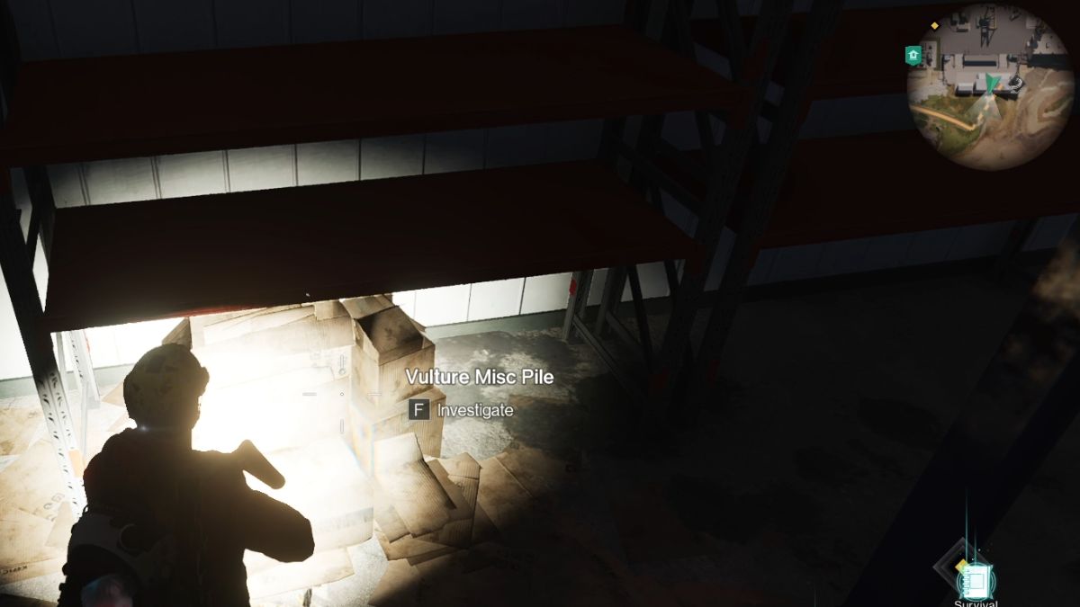 A bugged out quest pile at Rippelby in Once Human.