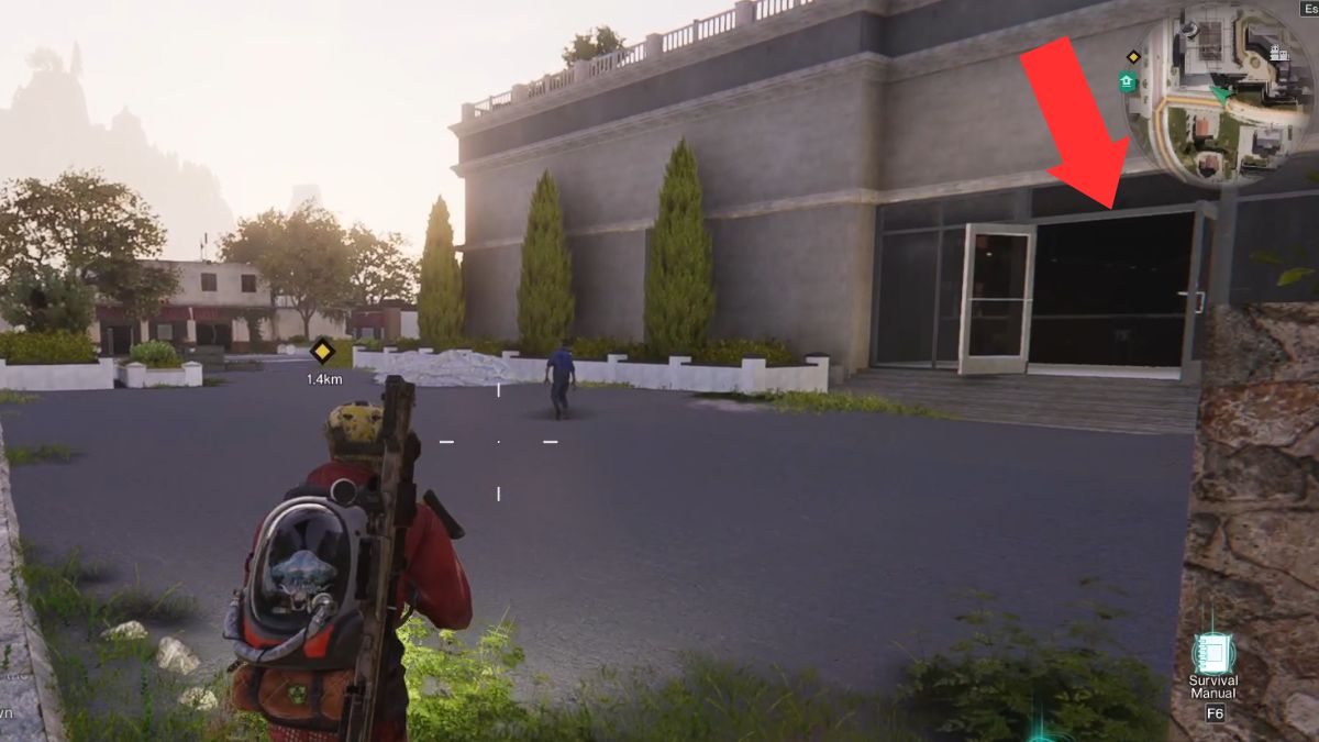 The Museum that contains the mystical crate and weapon crate at Holt Town in Once Human.