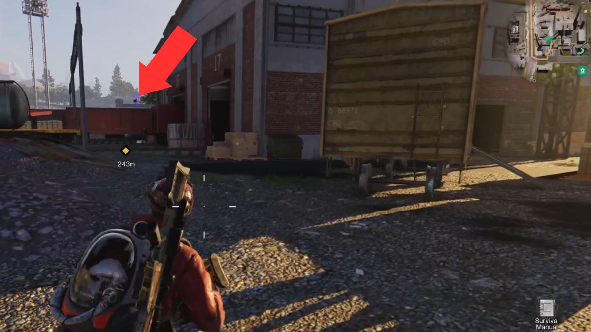 The purple orb that leads to the hidden Mystical Crate at Furnace Lair in Once Human.