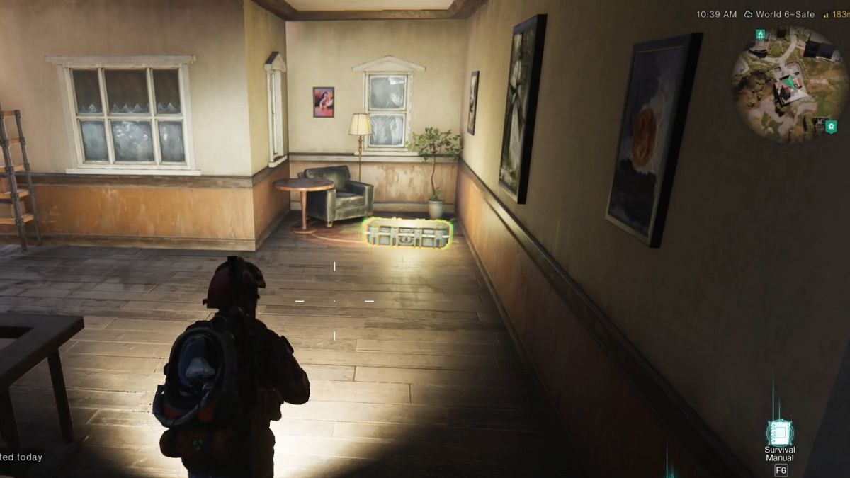 The weapons crate in the second floor of a building at High Banks in Once Human.