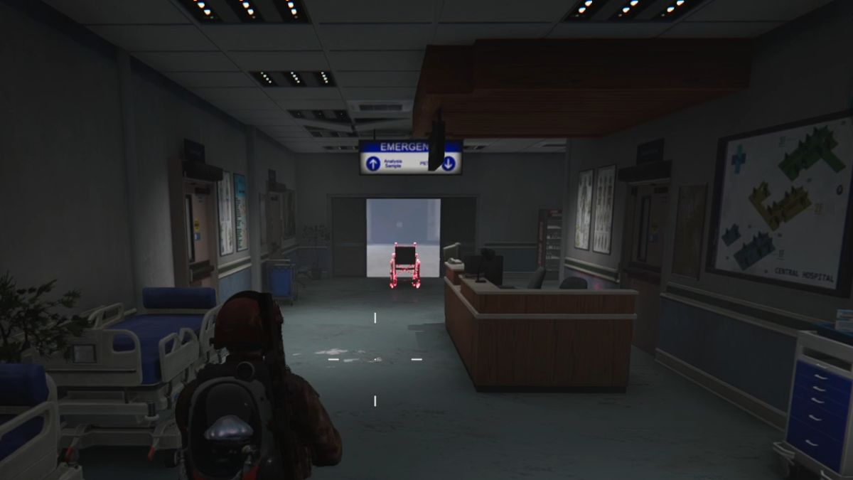 The Wheelchair Deviation as part of the quest at Dayton Hospital in Once Human.
