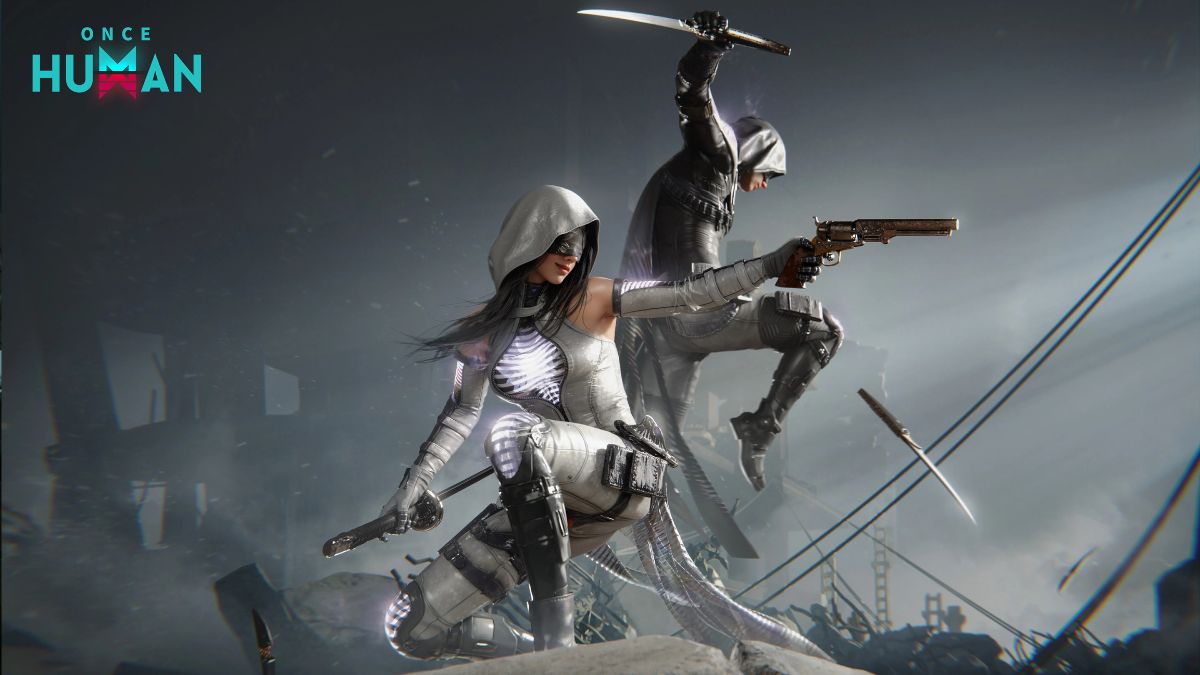 The new Assassin-themed cosmetics for Once Human's Latest patch.